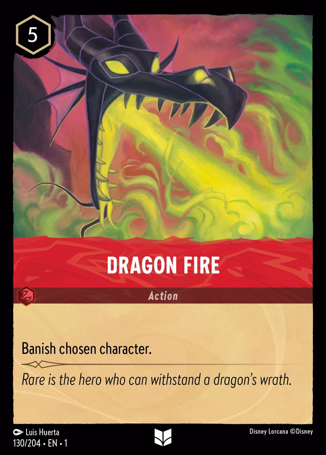 Dragon Fire 1-130 Lorcana card