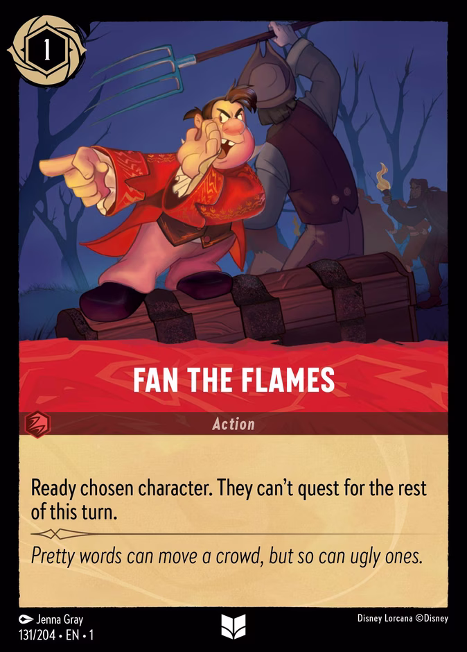 Fan the Flames 1-131 Lorcana card