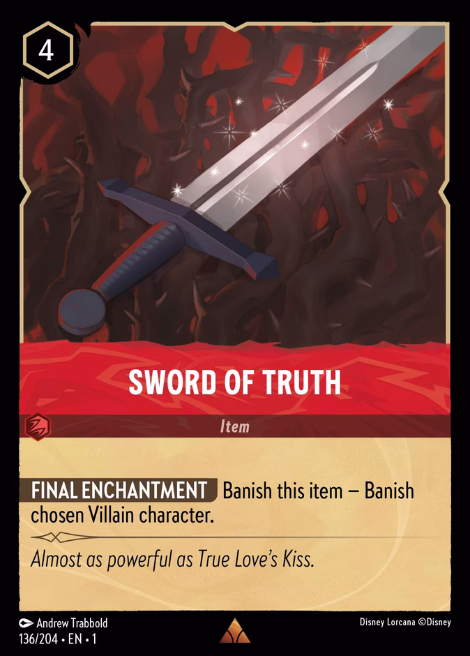 Sword of Truth 1-136 Lorcana card