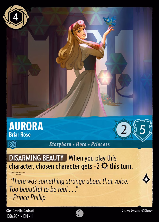 Aurora - Briar Rose 1-138 Lorcana card