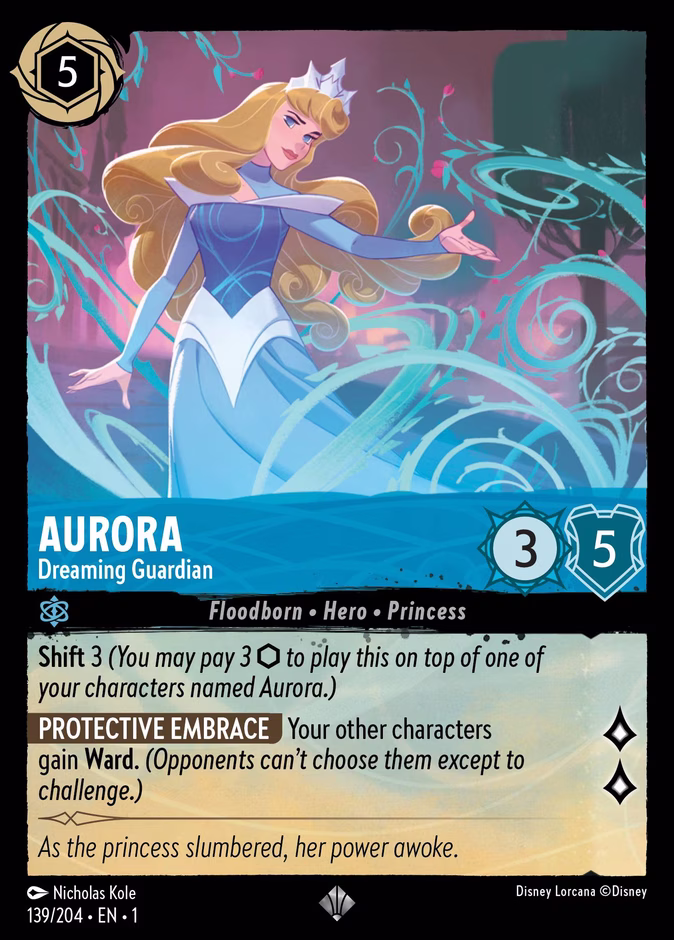 Aurora - Dreaming Guardian 1-139 Lorcana card