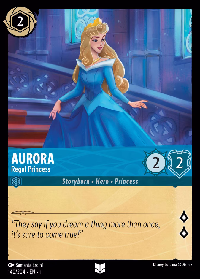 Aurora - Regal Princess 1-140 Lorcana card