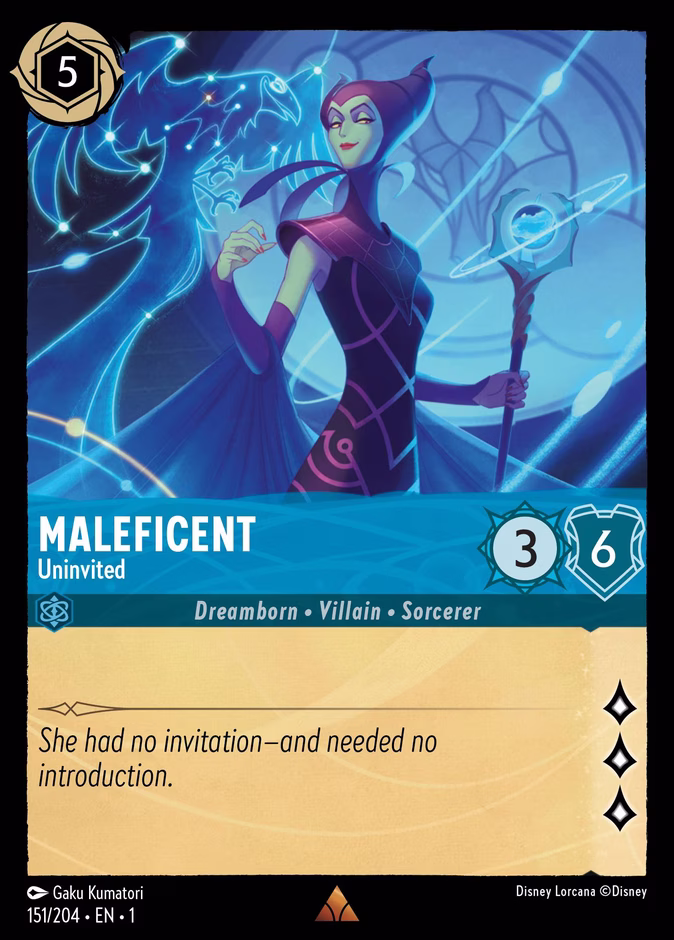 Maleficent - Uninvited 1-151 Lorcana card
