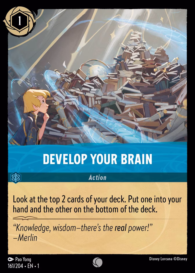 Develop Your Brain 1-161 Lorcana card