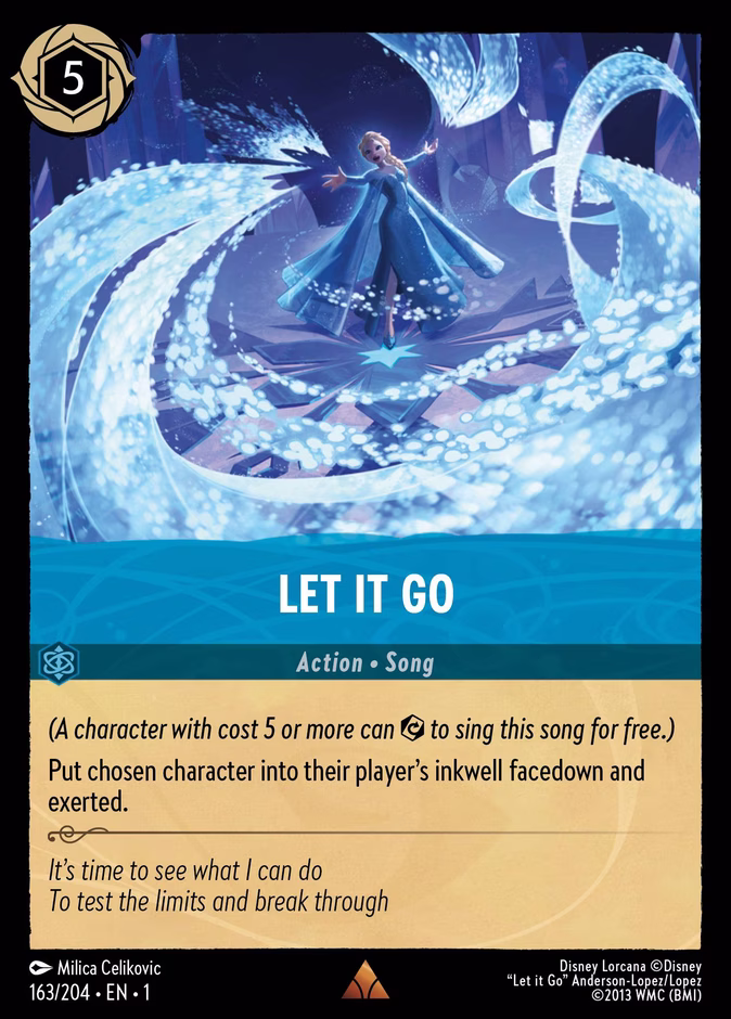 Let It Go 1-163 Lorcana card