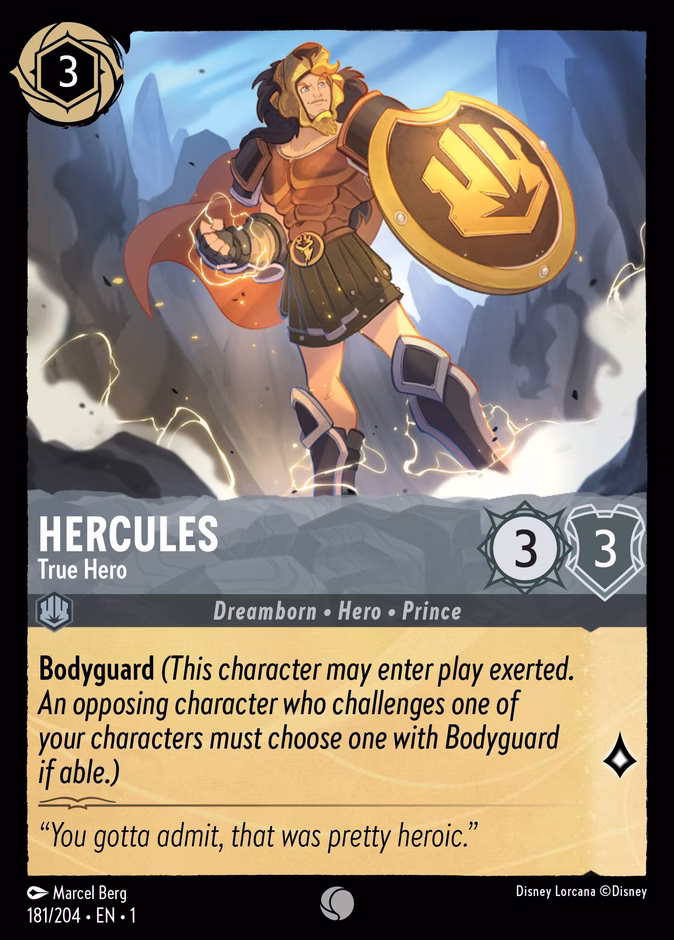 Hercules - True Hero 1-181 Lorcana card