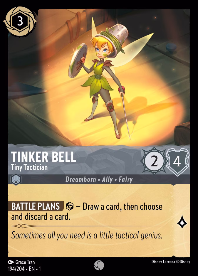 Tinker Bell - Tiny Tactician 1-194 Lorcana card