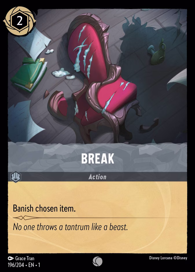 Break 1-196 Lorcana card