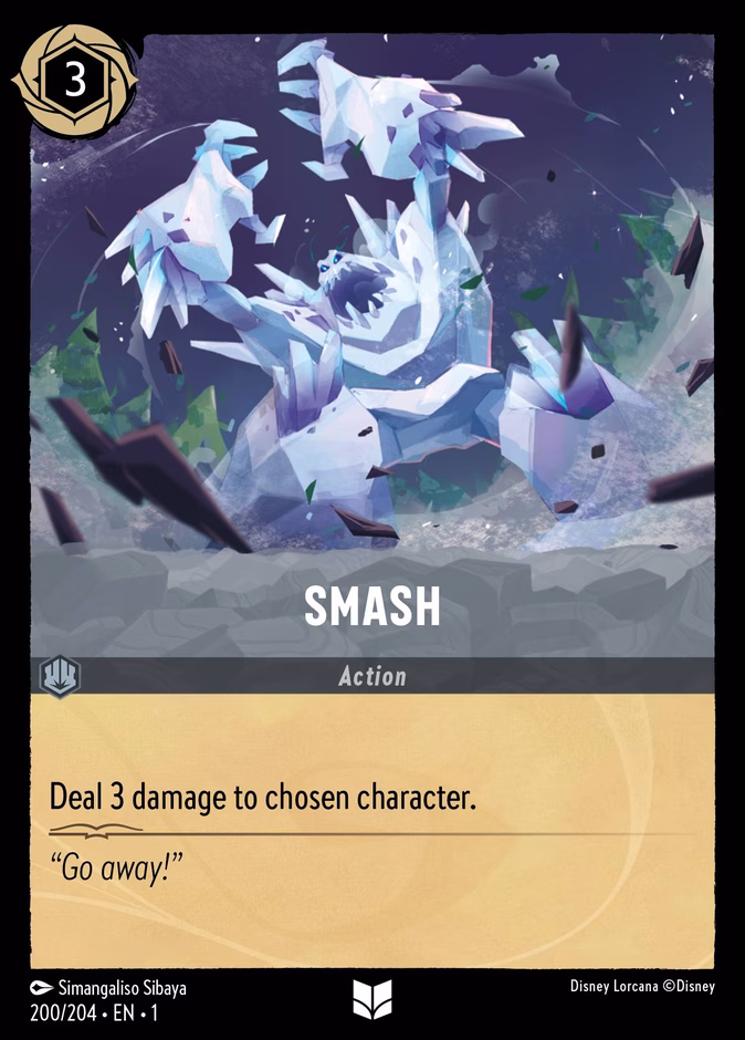 Smash 1-200 Lorcana card