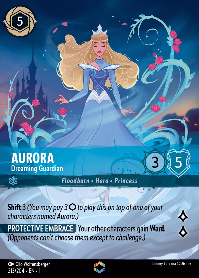 Aurora - Dreaming Guardian 1-213 Lorcana card