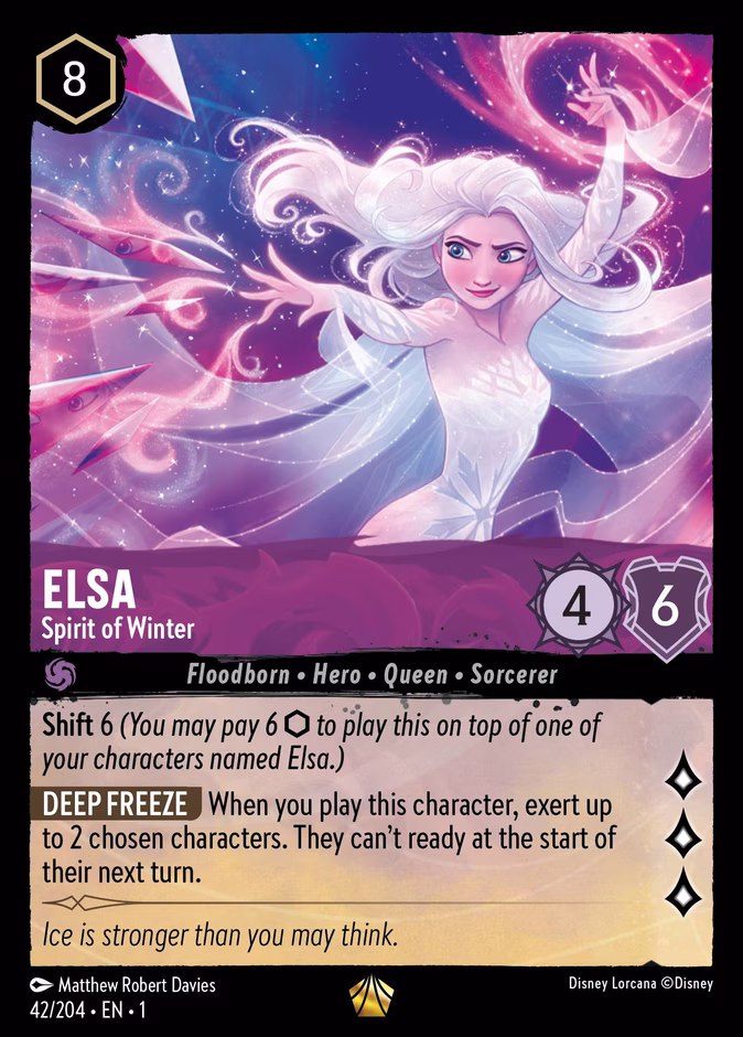 The First Chapter Lorcana set cover card