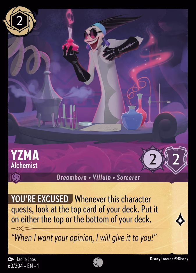 Yzma - Alchemist 1-60 Lorcana card