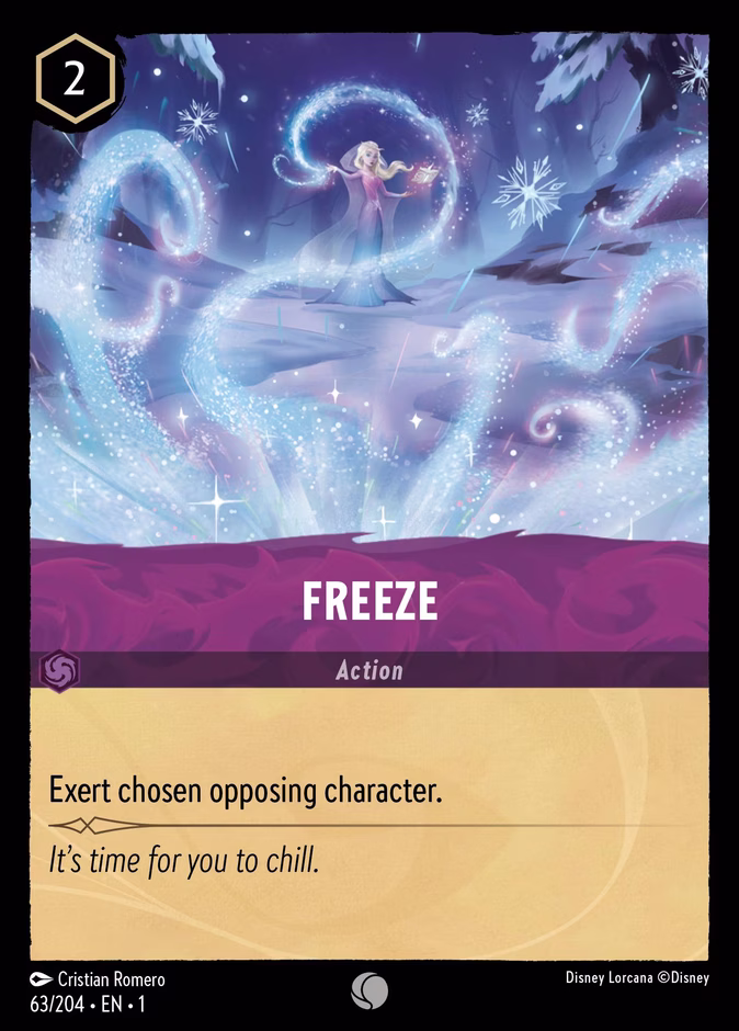 Freeze 1-63 Lorcana card