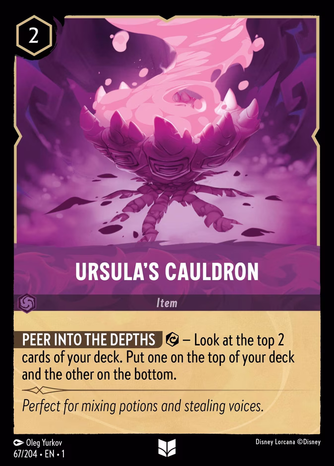 Ursula's Cauldron 1-67 Lorcana card
