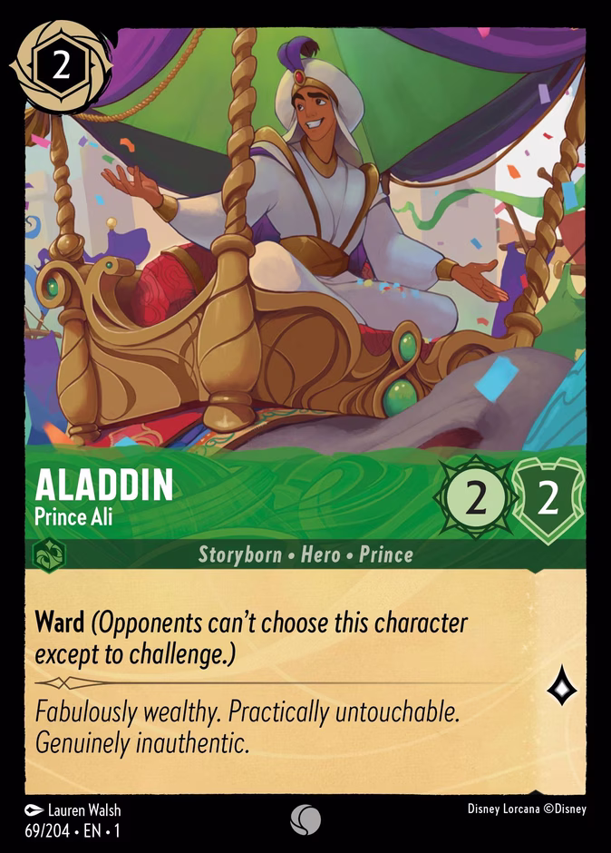 Aladdin - Prince Ali 1-69 Lorcana card