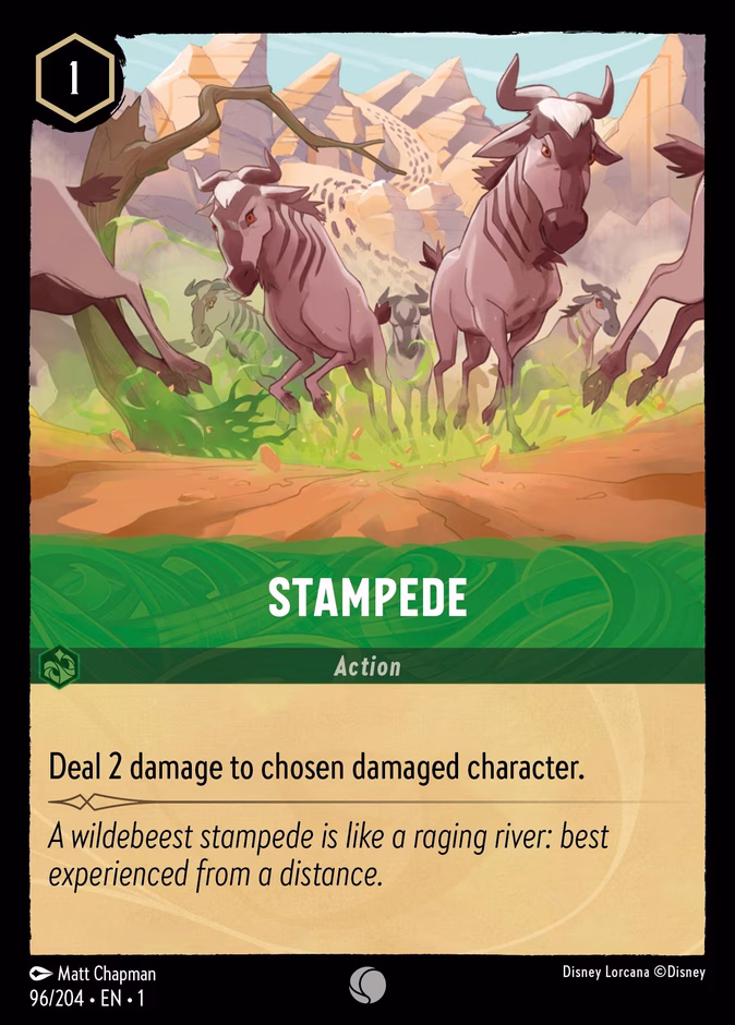 Stampede 1-96 Lorcana card