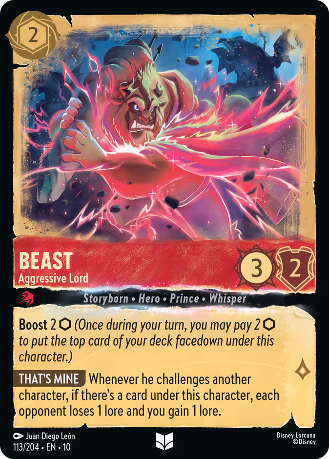 Beast - Aggressive Lord 10-113 Lorcana card