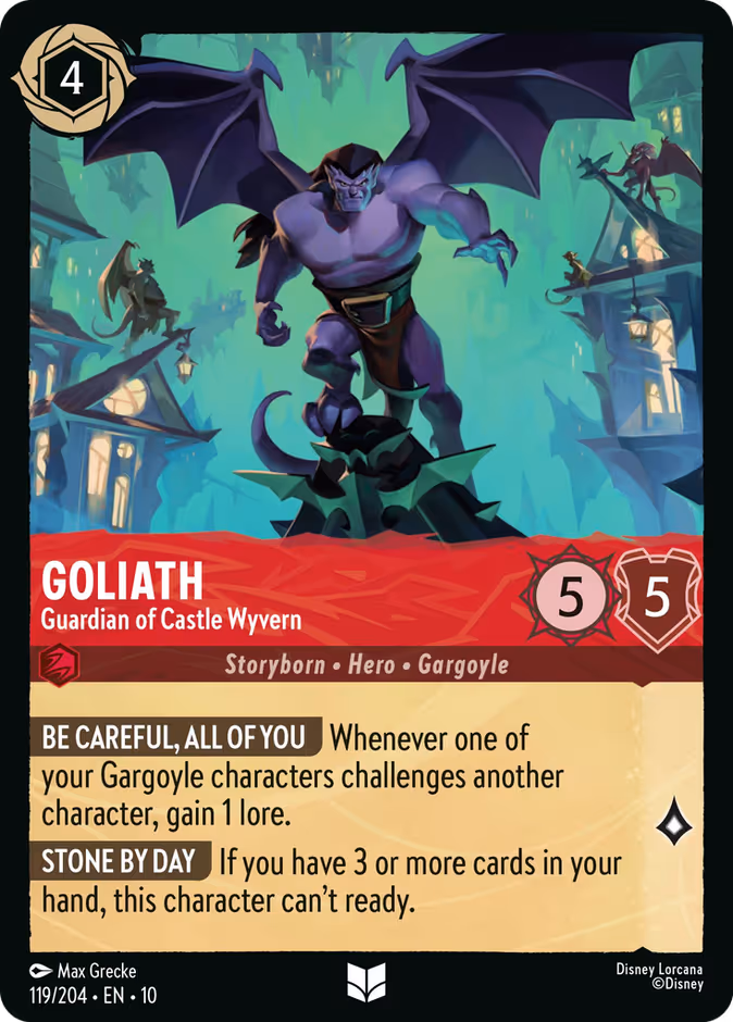 Goliath - Guardian of Castle Wyvern 10-119 Lorcana card