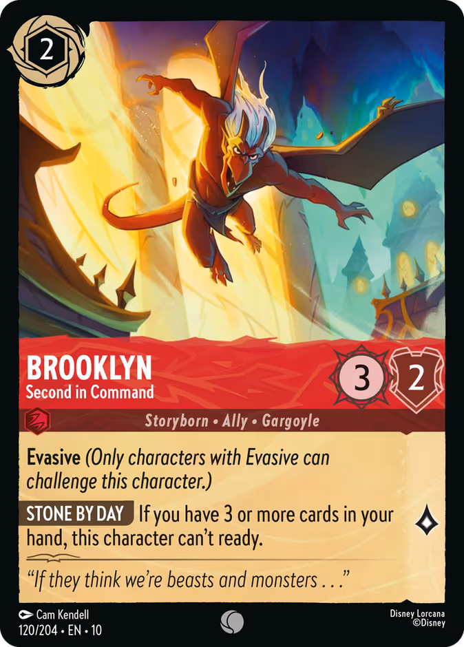Brooklyn - Second in Command 10-120 Lorcana card