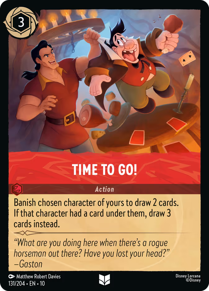 Time to Go! 10-131 Lorcana card