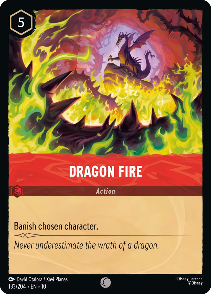 Dragon Fire 10-133 Lorcana card