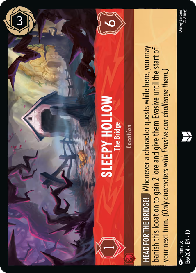Sleepy Hollow - The Bridge 10-136 Lorcana card