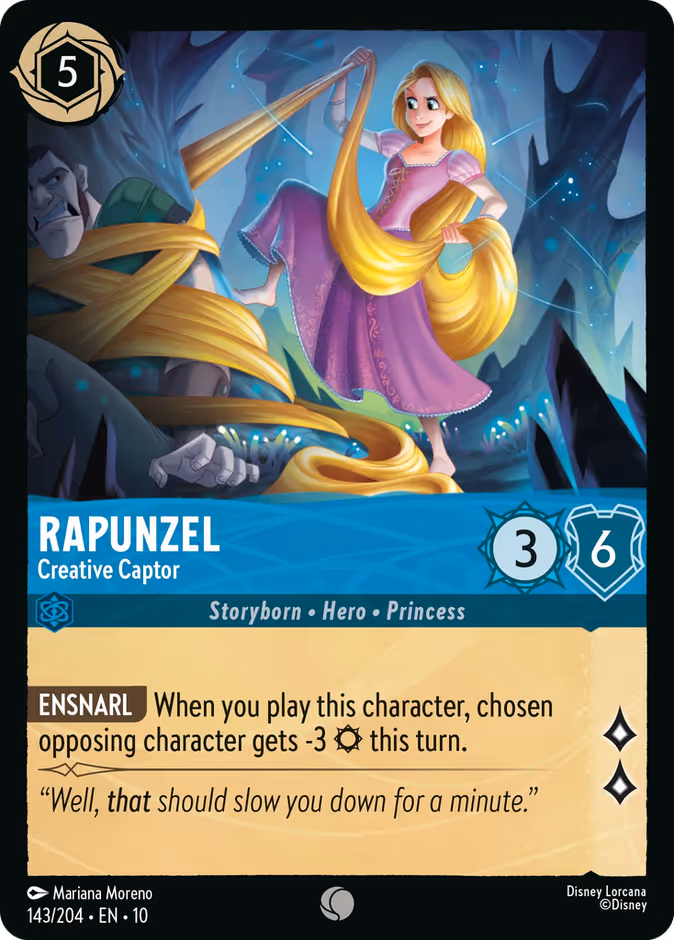 Rapunzel - Creative Captor 10-143 Lorcana card
