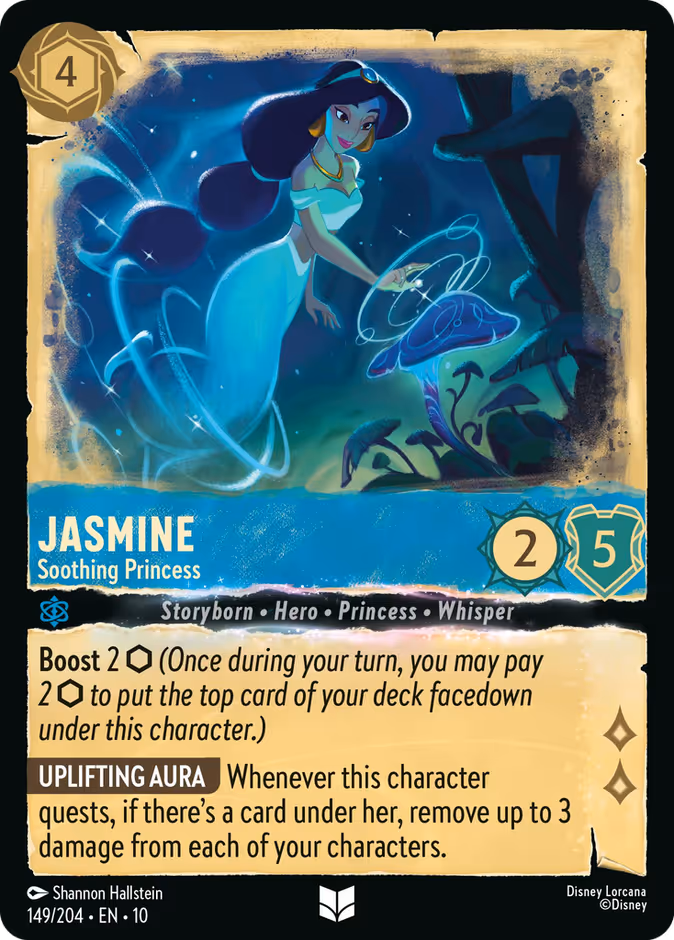 Jasmine - Soothing Princess 10-149 Lorcana card