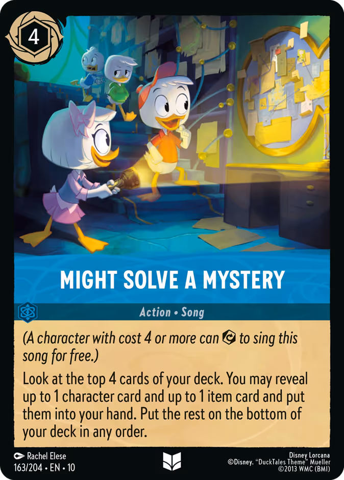 Might Solve a Mystery 10-163 Lorcana card