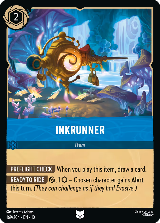 Inkrunner 10-169 Lorcana card