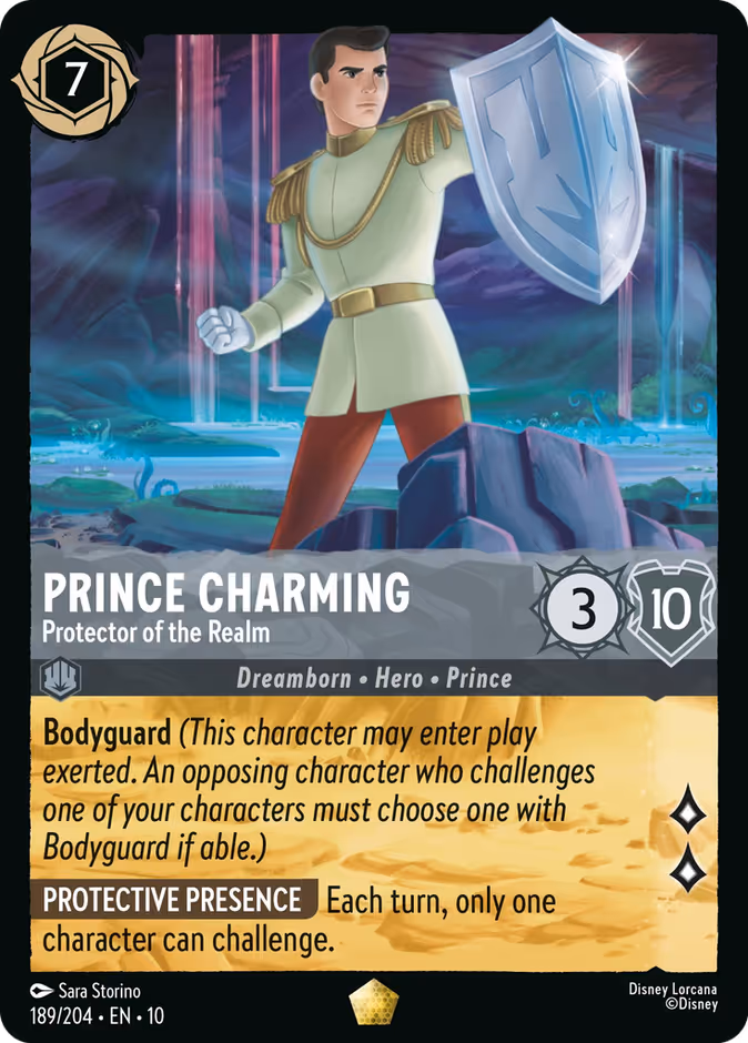 Prince Charming - Protector of the Realm 10-189 Lorcana card