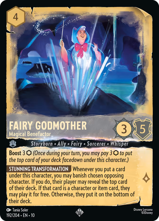 Fairy Godmother - Magical Benefactor 10-192 Lorcana card