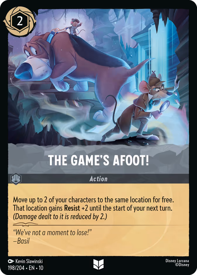 The Game's Afoot! 10-198 Lorcana card