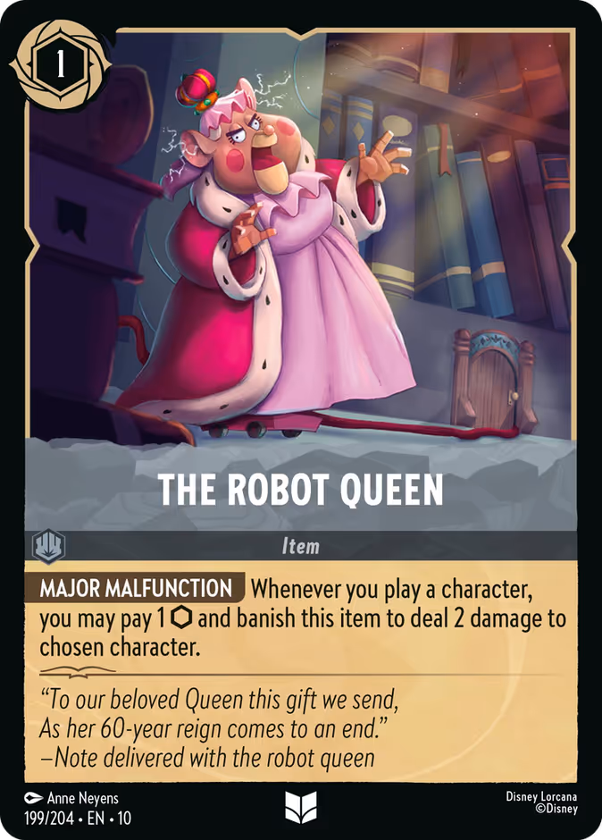The Robot Queen 10-199 Lorcana card