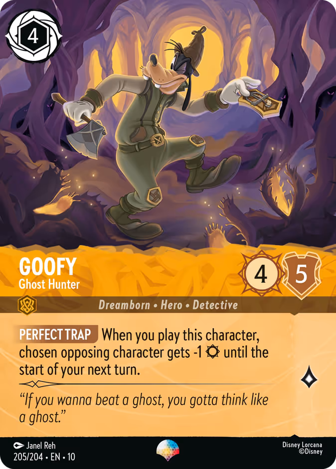 Goofy - Ghost Hunter 10-205 Lorcana card