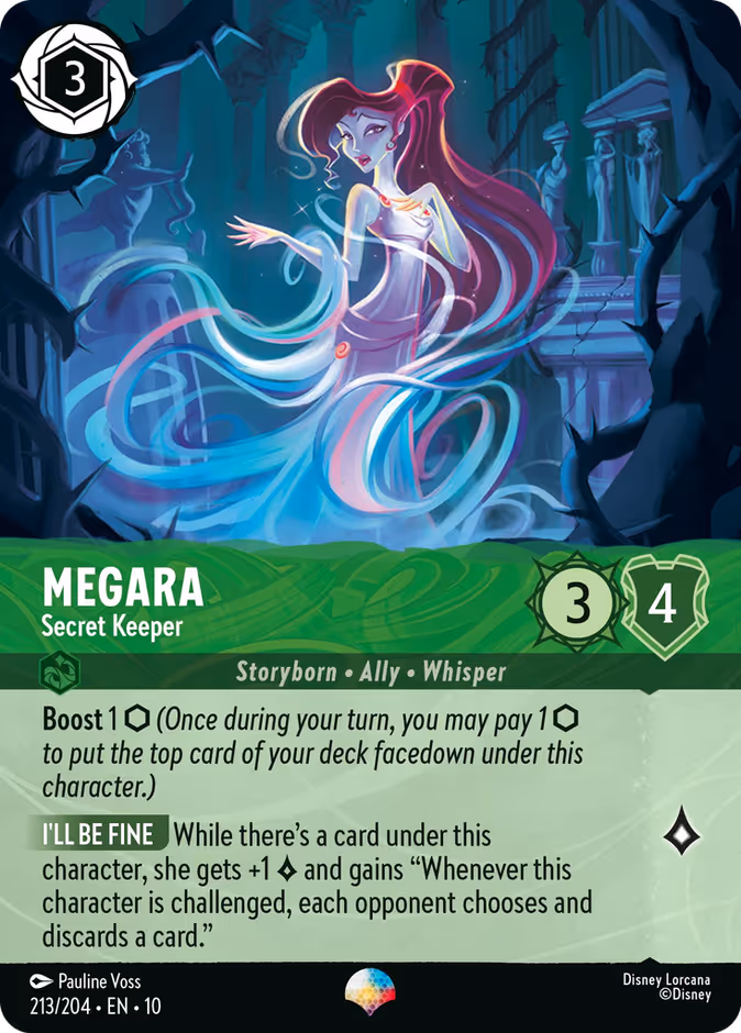 Megara - Secret Keeper 10-213 Lorcana card