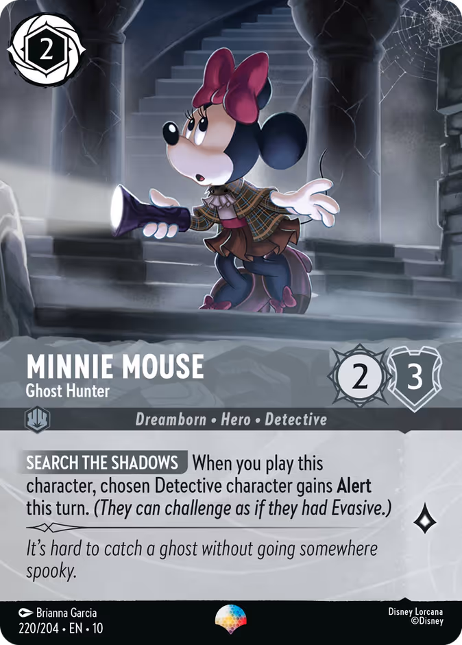 Minnie Mouse - Ghost Hunter 10-220 Lorcana card