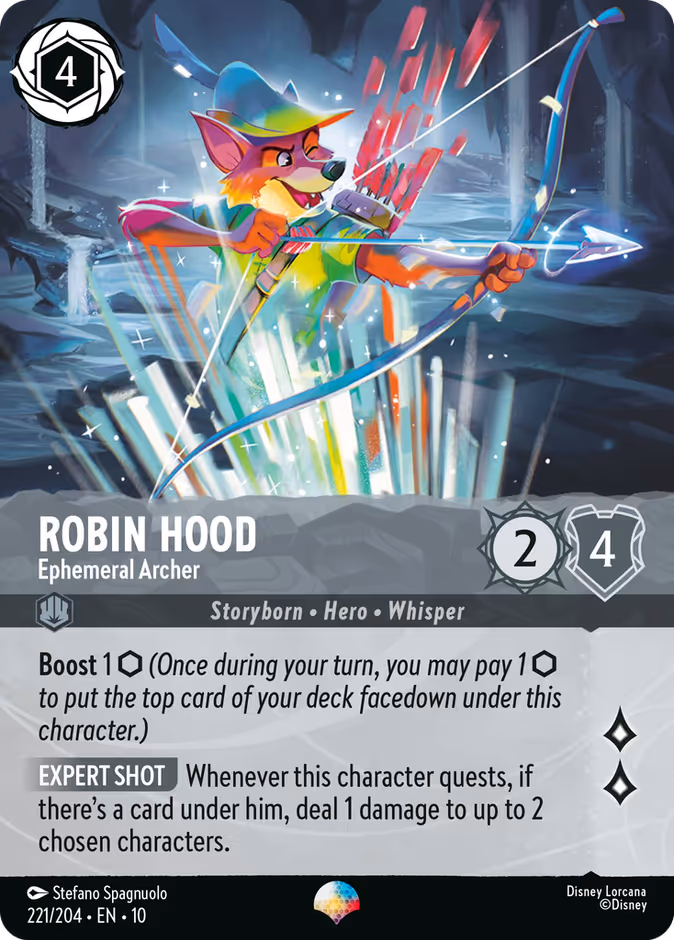 Robin Hood - Ephemeral Archer 10-221 Lorcana card