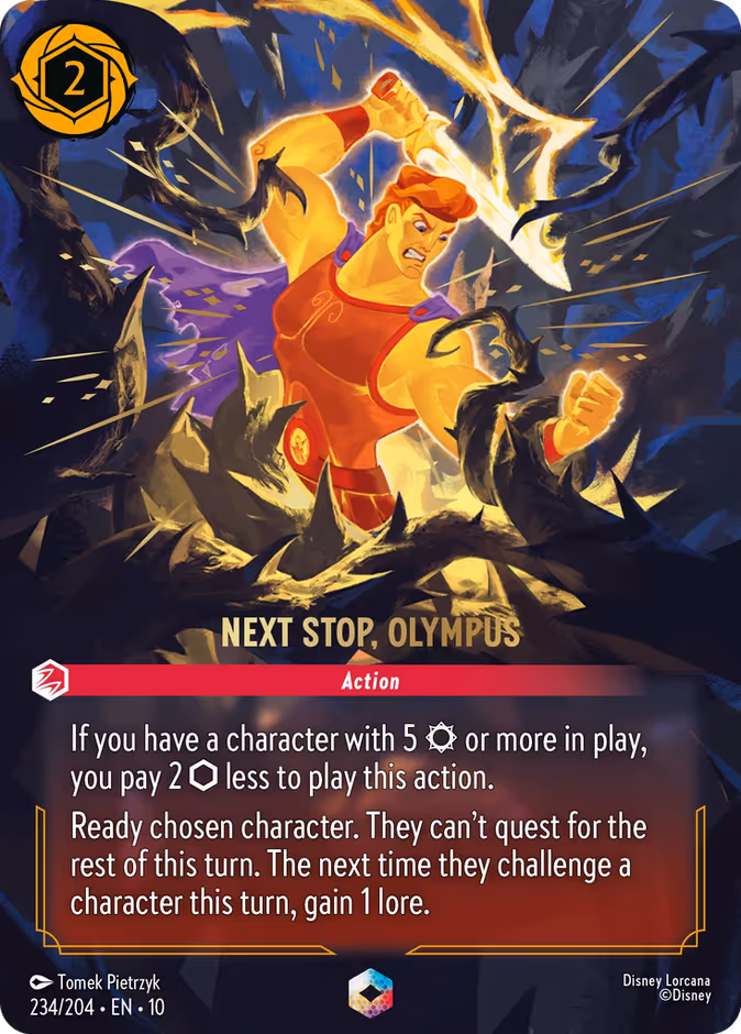 Next Stop, Olympus 10-234 Lorcana card