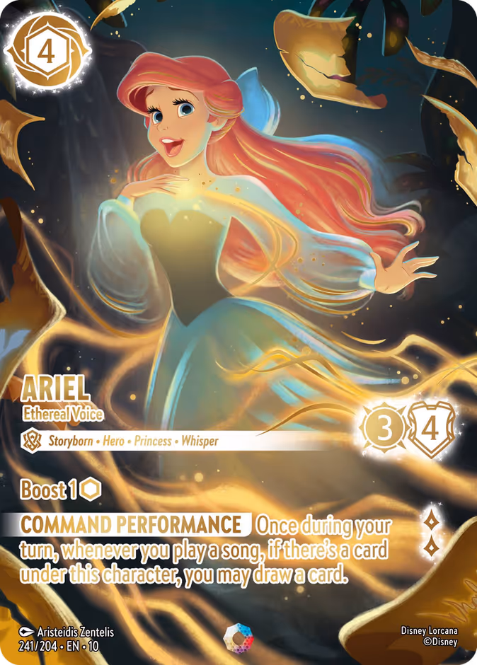 Ariel - Ethereal Voice 10-241 Lorcana card