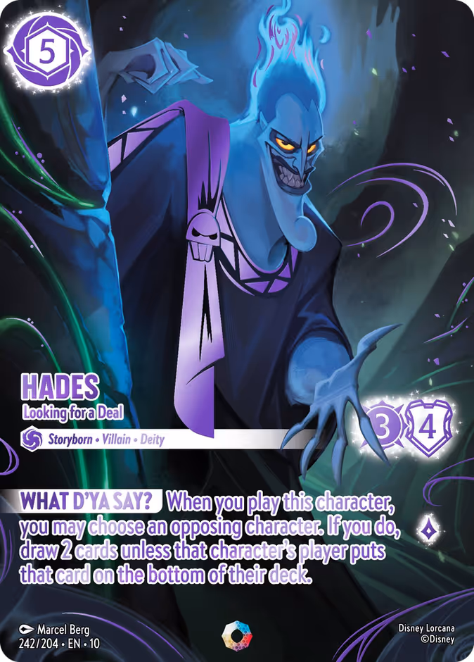 Hades - Looking for a Deal 10-242 Lorcana card