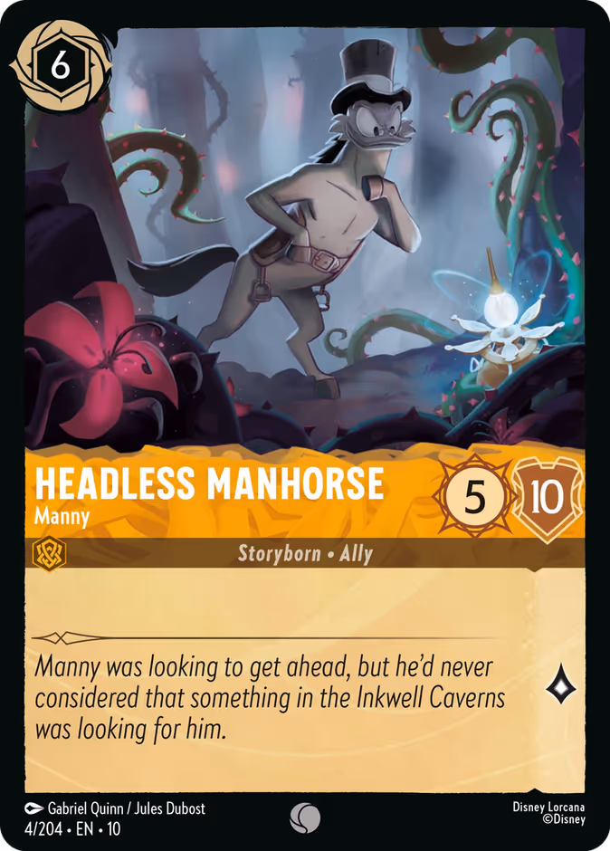 Headless Manhorse - Manny 10-4 Lorcana card