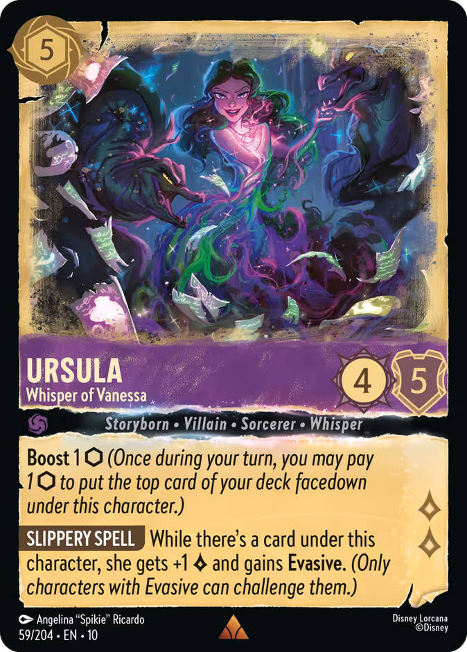 Ursula - Whisper of Vanessa 10-59 Lorcana card