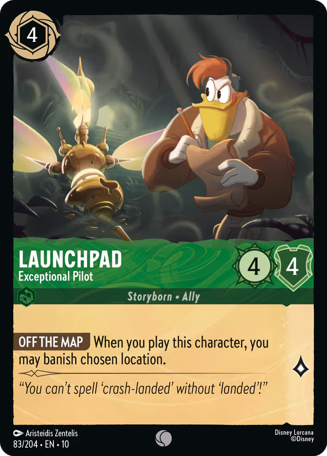 Launchpad - Exceptional Pilot 10-83 Lorcana card