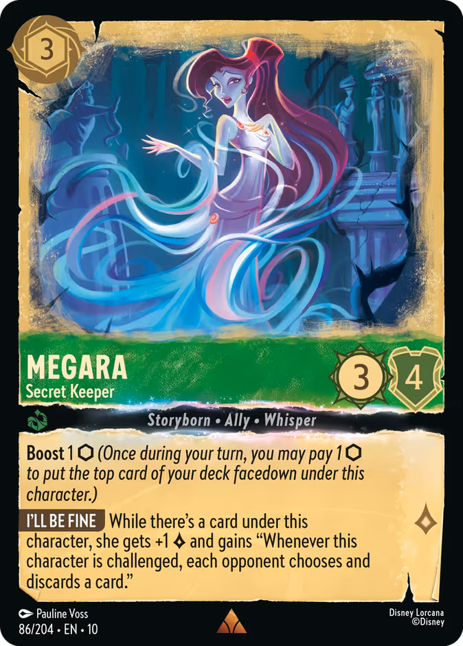 Megara - Secret Keeper 10-86 Lorcana card