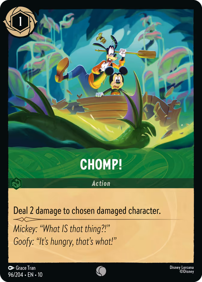Chomp! 10-96 Lorcana card