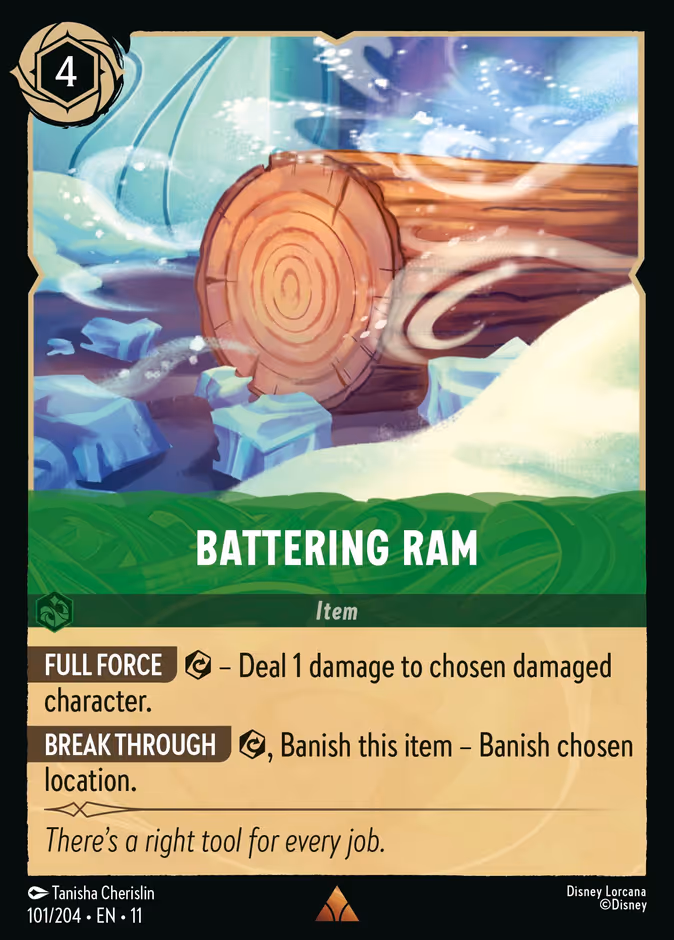 Battering Ram 11-101 Lorcana card