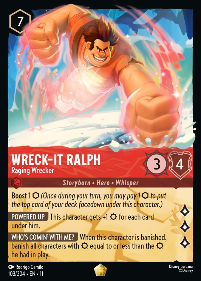 Wreck-it Ralph - Raging Wrecker 11-103 Lorcana card