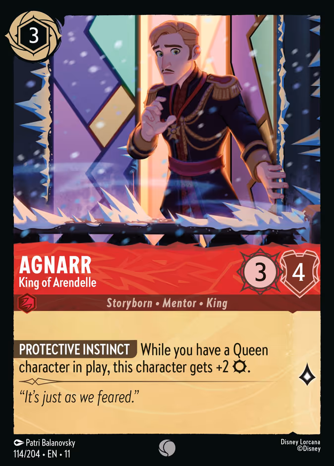 Agnarr - King of Arendelle 11-114 Lorcana card
