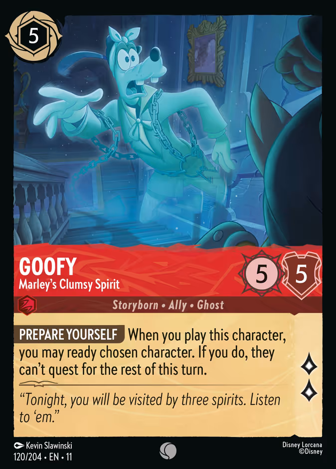 Goofy - Marley's Clumsy Spirit 11-120 Lorcana card